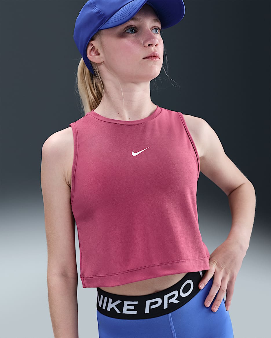 ☆NIKE☆Nike Pro Dri-FIT Nike Pro Shine Women's Dri-FIT Asymmetrical Cropped Top. Nike ID
